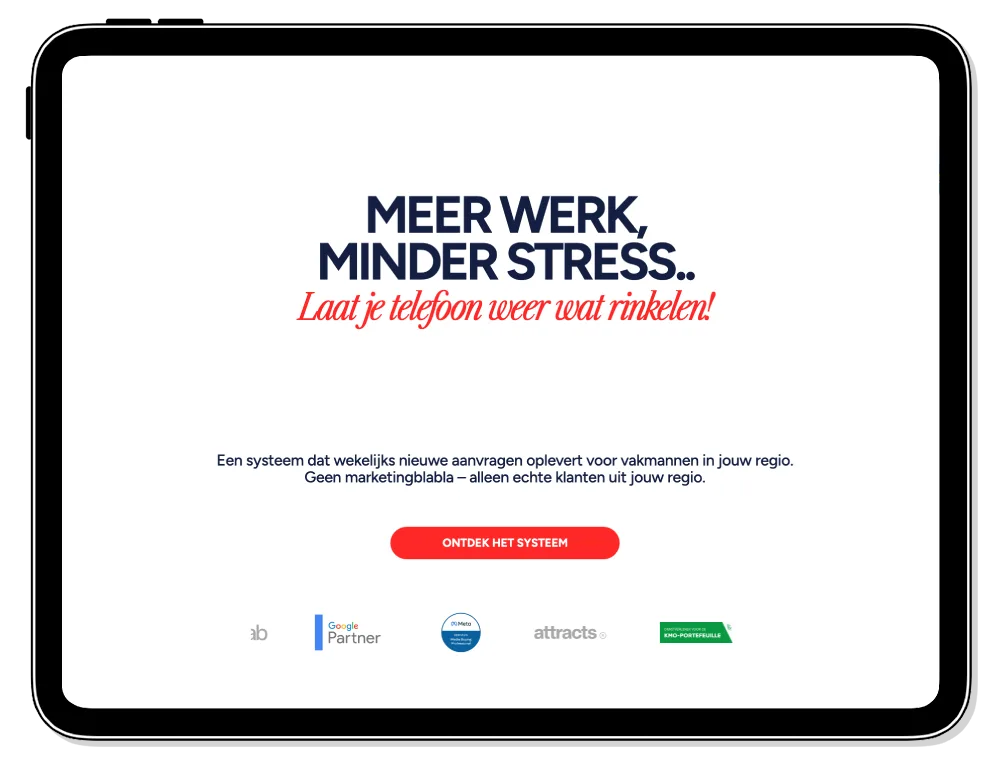 Voorbeeld van ons werk